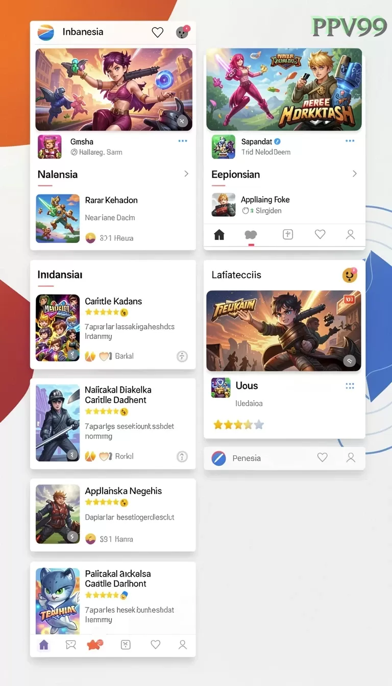 Cuplikan layar menu unduhan ppv99 untuk perangkat Android